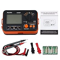 Vista 3 de Probador de resistencia de aislamiento de megohmímetro, 1999 Cuentas medidor de megaohmios 200MΩ~2K Megaohmios Megger con voltaje de prueba