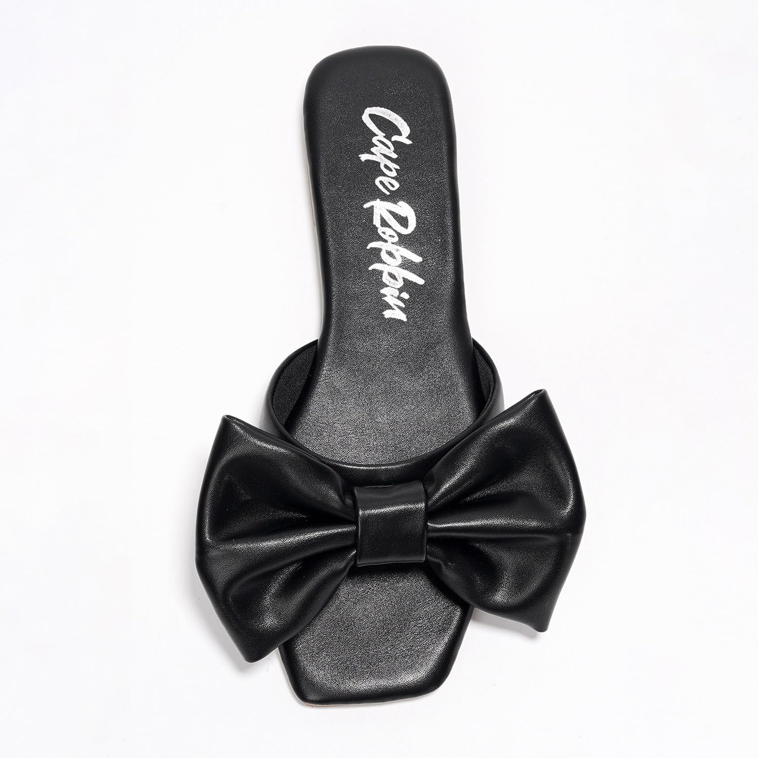 Cape Robbin Juju Sandals Slides for Women, Womens Mules Slip On Shoes with Bow - Sandals Slides for Women, Womens Mules Slip On Shoes with Bow - Image 4