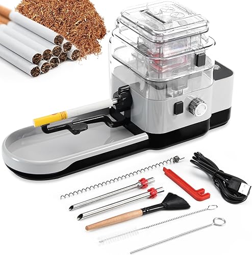 Miniatura 10 de Máquina de laminación automática Inyector de cigarrillos eléctrico para tubos King/Regular/Slim 100s Máquina de rodillo inyector de cigarrillos
