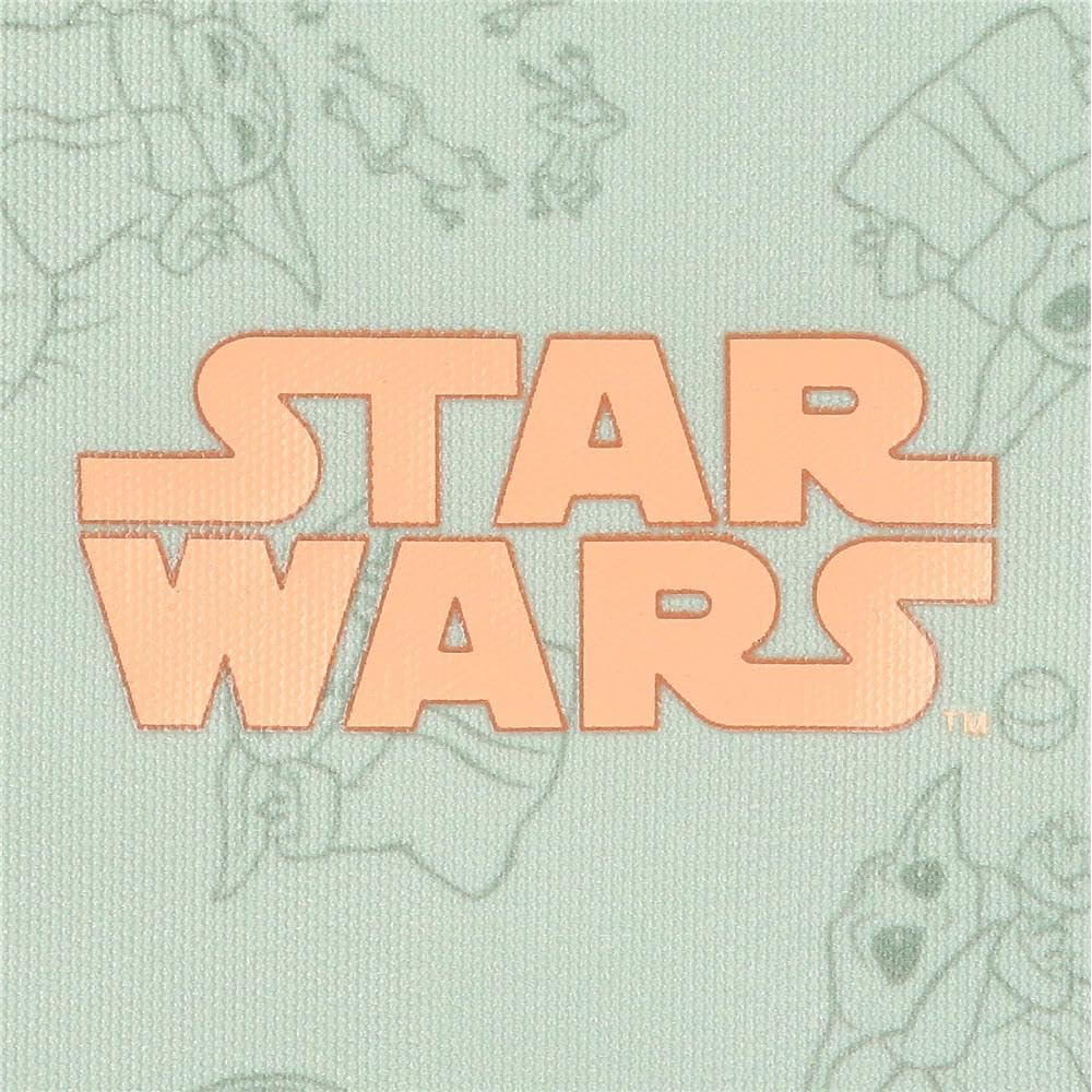 Joumma Star wars Grogu Pokrowiec Triple Zielony 22x10x9 cms Poliester, Zielony, Potrójne etui