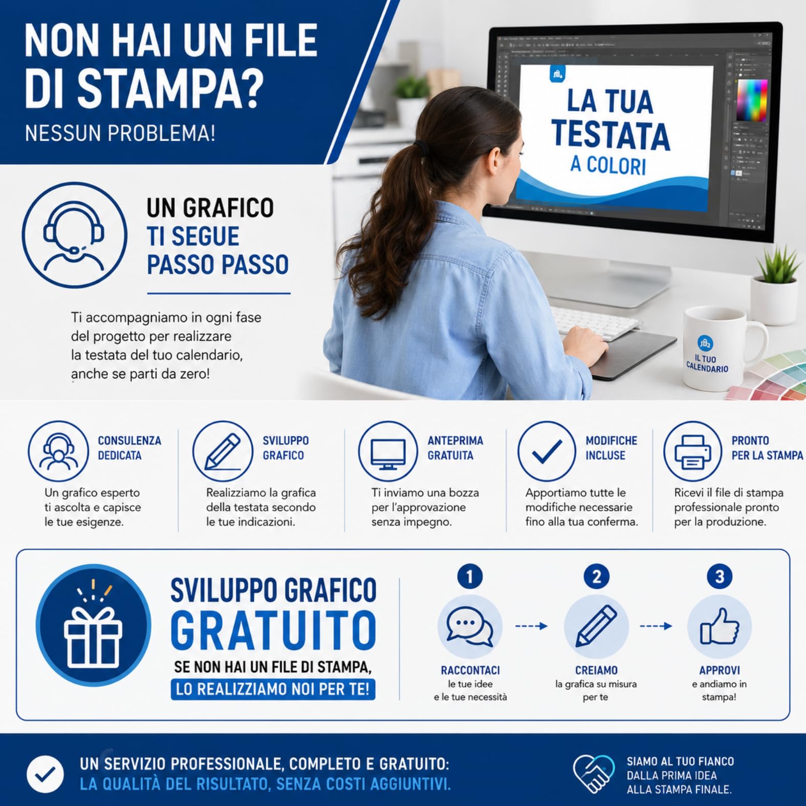 Calendari Personalizzati 2027 Stock da 50 Pezzi Olandesi da Muro per Gadget Pubblicitari di Fine Anno come Omaggio per i Clienti Regali Aziendali Cod. PA670