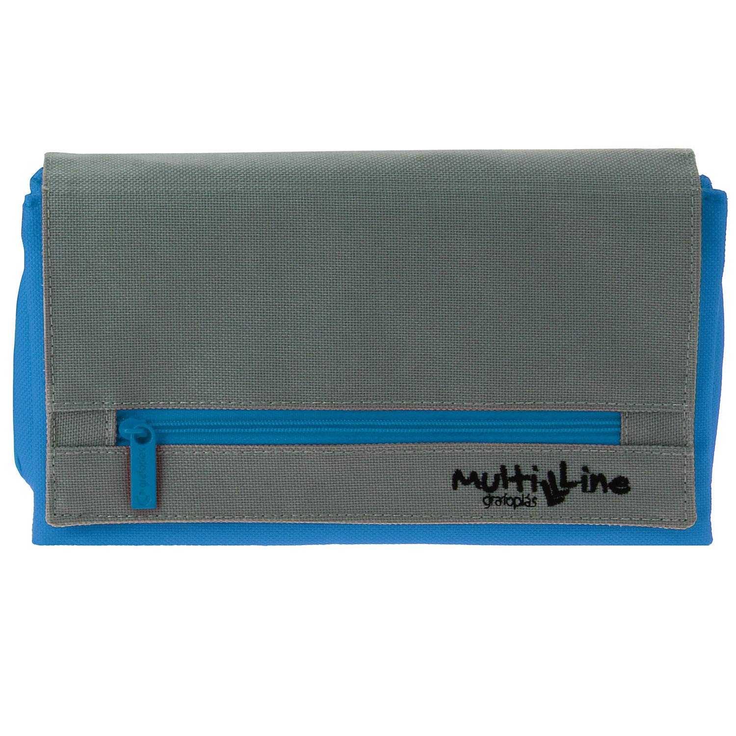 Astuccio Portapenne Triplo Grafoplás Multiline - 44 Cm, Capiente Con Tasca E Chiusura A Strappo - 2