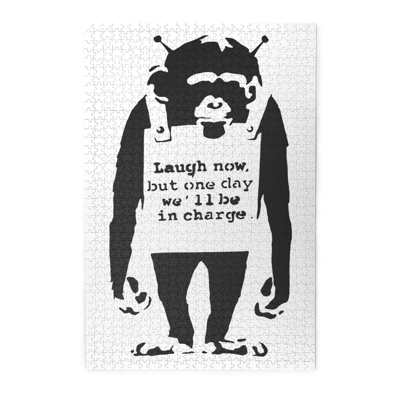 バンクシー　チンパンジー バンクシー「Laugh Now」の意味と解説 | The Art of Banksy