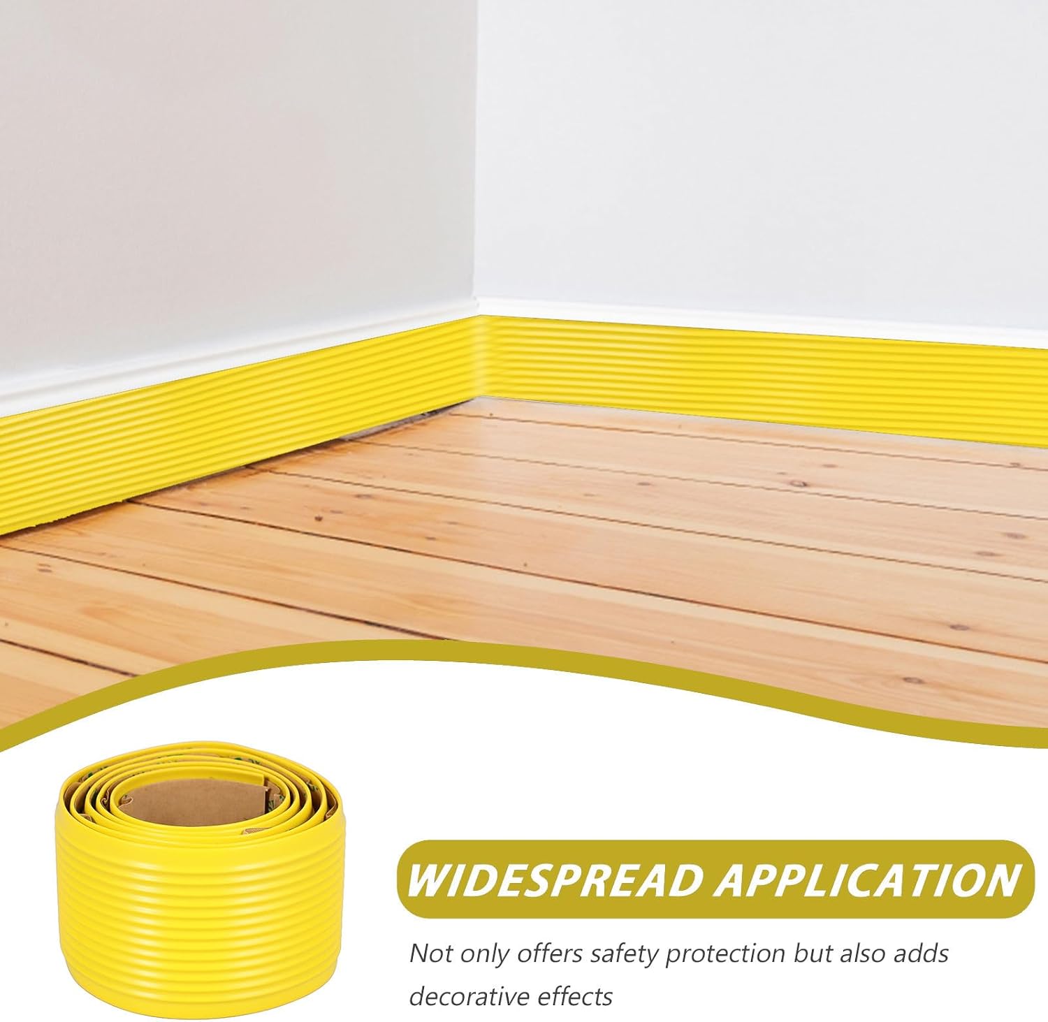 Anti-slip Outdoor Stair Grip Tape in Yellow Pvc Material Non-skid Tape Strips for Stairs and Steps for Wooden and Outdoor Use 1 Roll