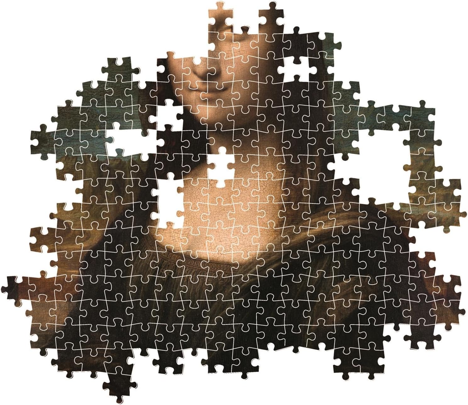 Clementoni Jigsaw Puzzle 1000 Pieces Collection Museum Collection, Mona Lisa, Puzzle for Adults 14-99 Years, Compact Box, Made in Italy, 37094
