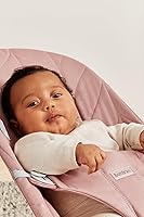 Vista 4 de BabyBjörn Bouncer Bliss, tejido, colcha de pétalos, rosa polvoriento