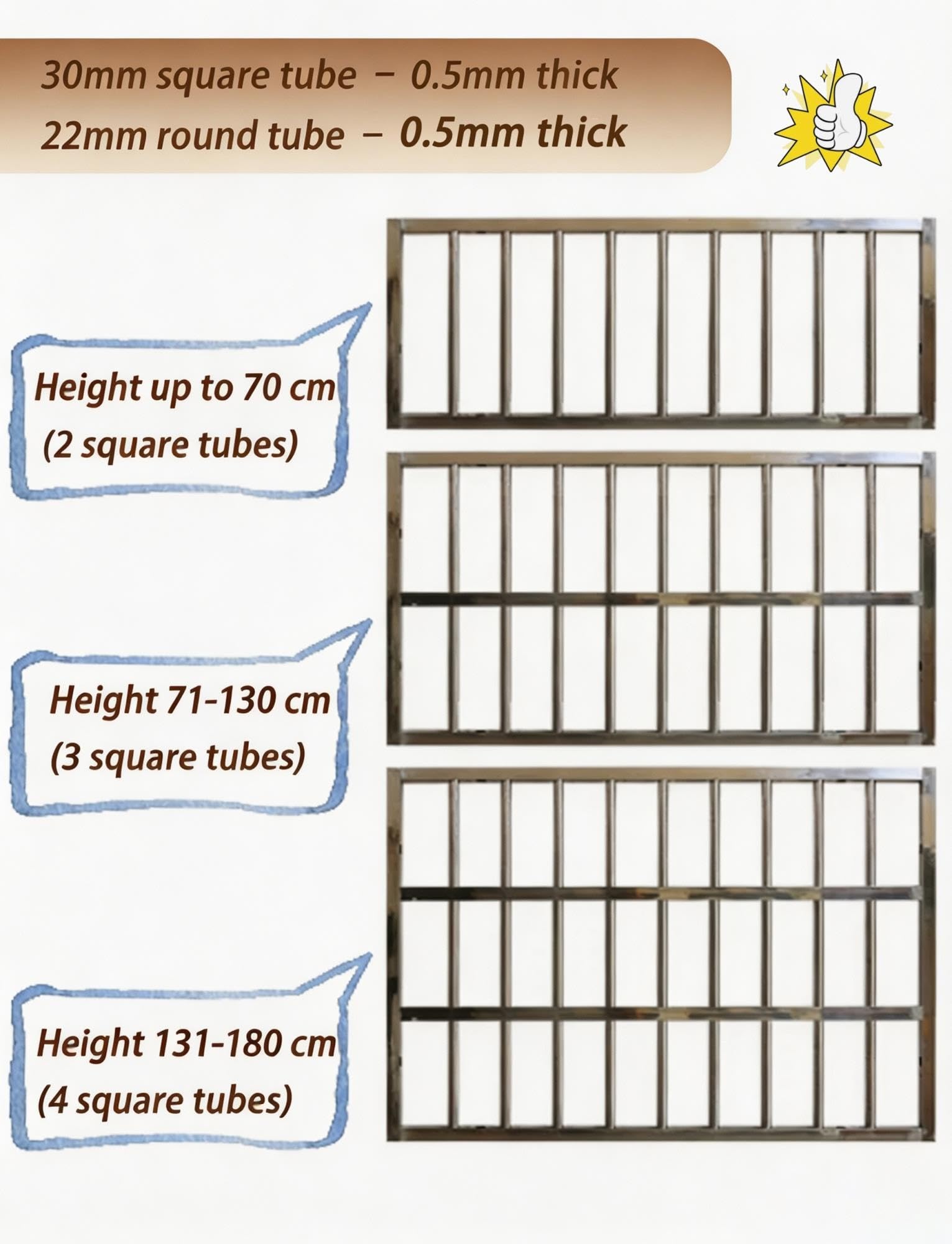 Fenstersicherung Edelstahl, Fenstergitter Schutzgitter Wohnung
