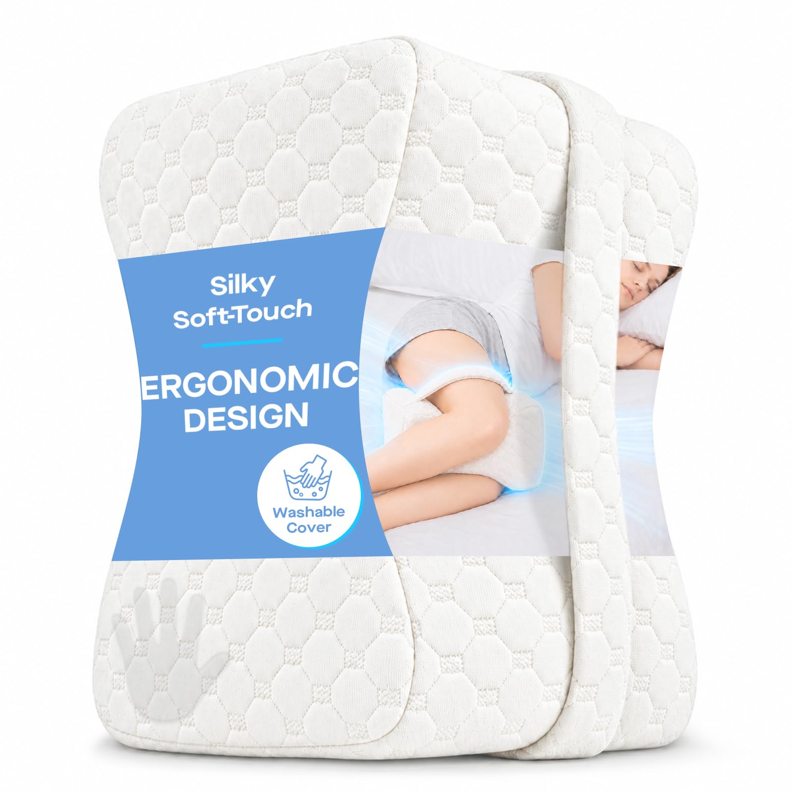 Agrish Soft Knee Pillow for Sleeping on Side