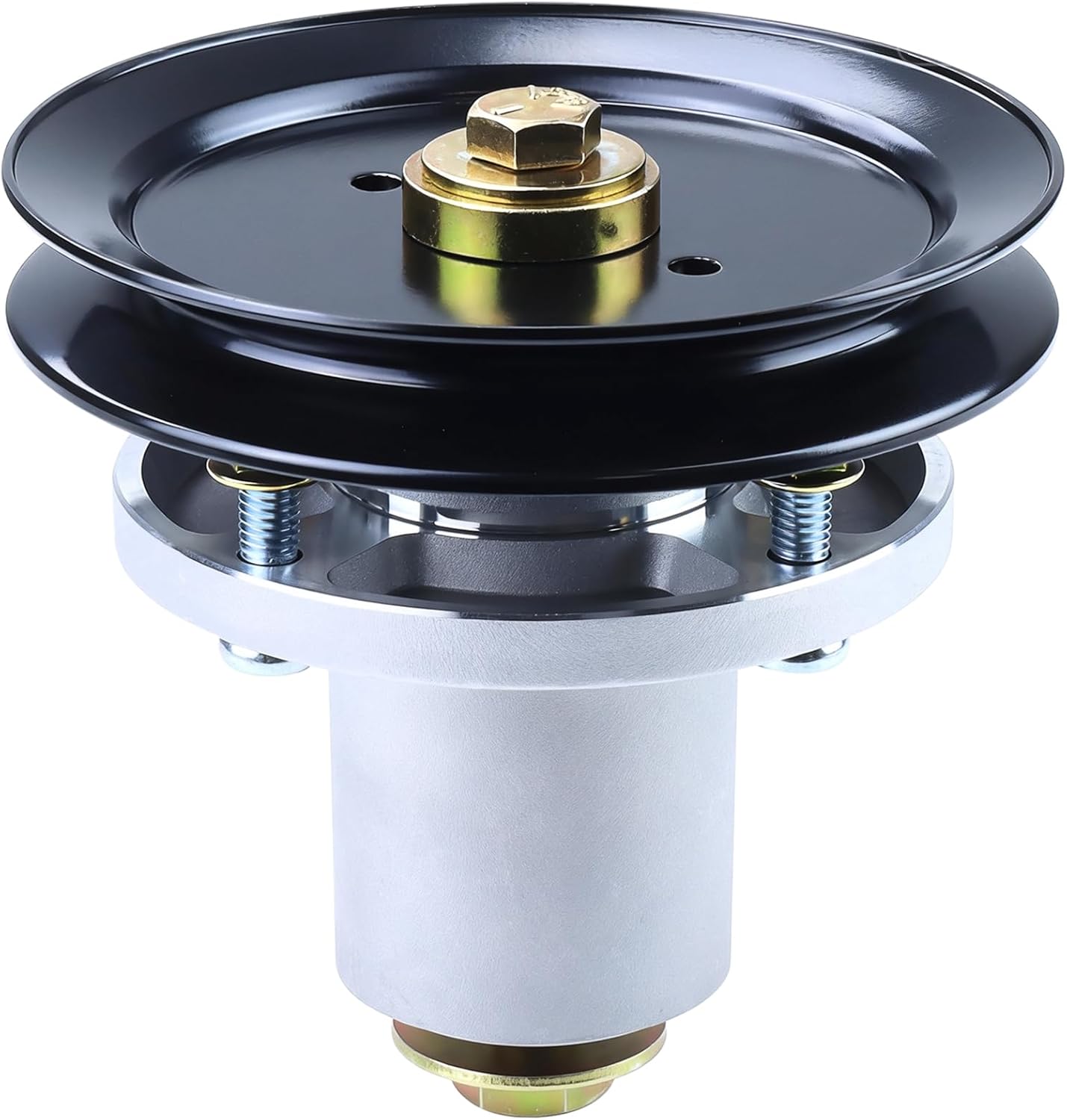 607418 Spindle Assembly with 604704 Pulley Replaces Hustler 601804 Spindle Assembly for Hustler Raptor SD 60 Deck Spindles Hustler 60 inch Mower Deck Spindles Hustler Fastrak 60 inch Spindles