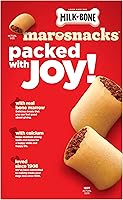 Vista 9 de Milk-Bone MaroSnacks - Golosinas para perros, carne de res, 15 onzas (paquete de 6) con médula ósea real y calcio