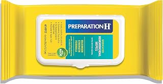 Preparation H Hemorrhoid Flushable Wipes with Witch Hazel for Skin Irritation Relief - 48 Count