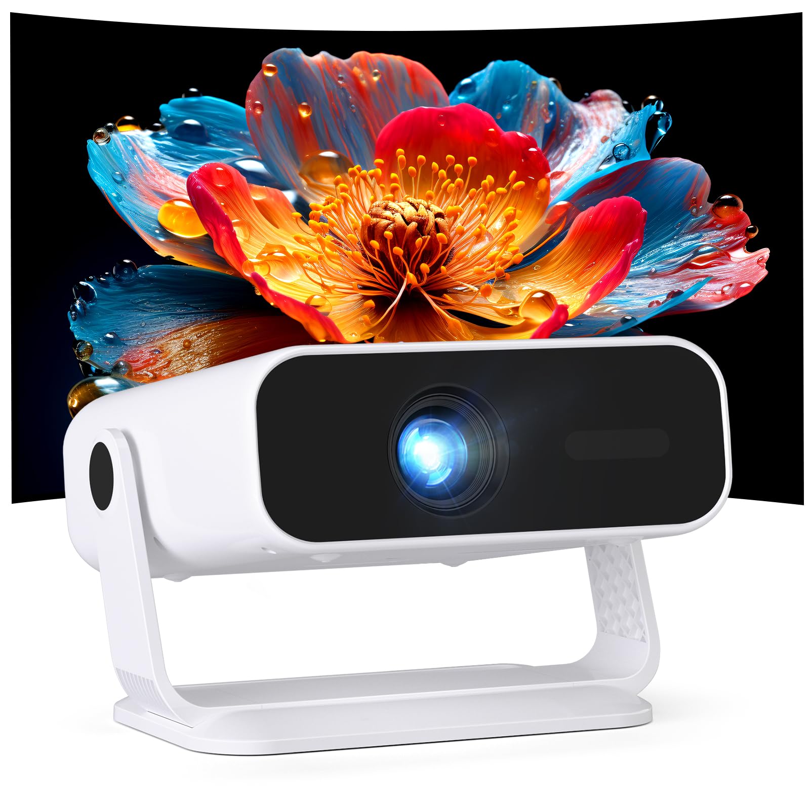 Rétroprojecteur avec Wi-FI 6 & Bluetooth 5.4 2026 Upgraded