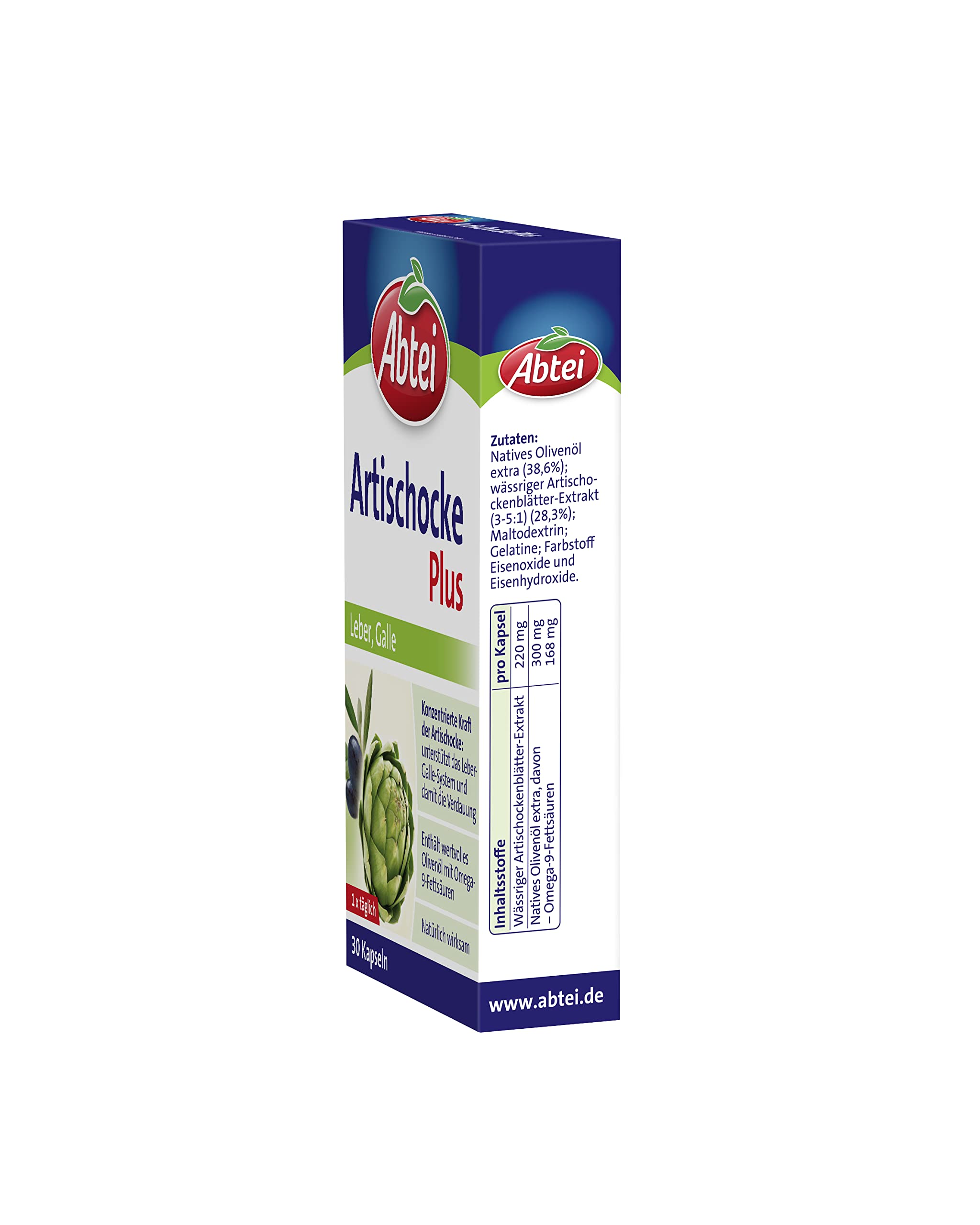 Abtei Artischocke Plus Kapseln: Leber-Galle-Untersttzung, 2 Pack