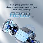 Shaver for Men Electric Razor Rotary Shavers 3D Floating Cutter Head 1 Hour Fast Charge Waterproof IPX7 Type-C Power Port LED Display Wet & Dry X3 Series Gift for Dad Husband Boy Friends