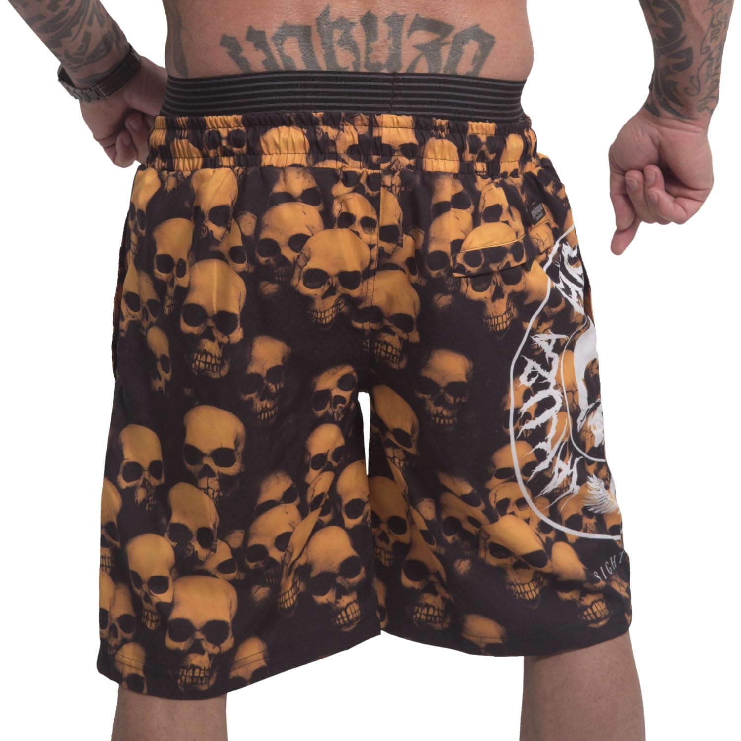 Yakuza Herren Skull Theme Badeshorts