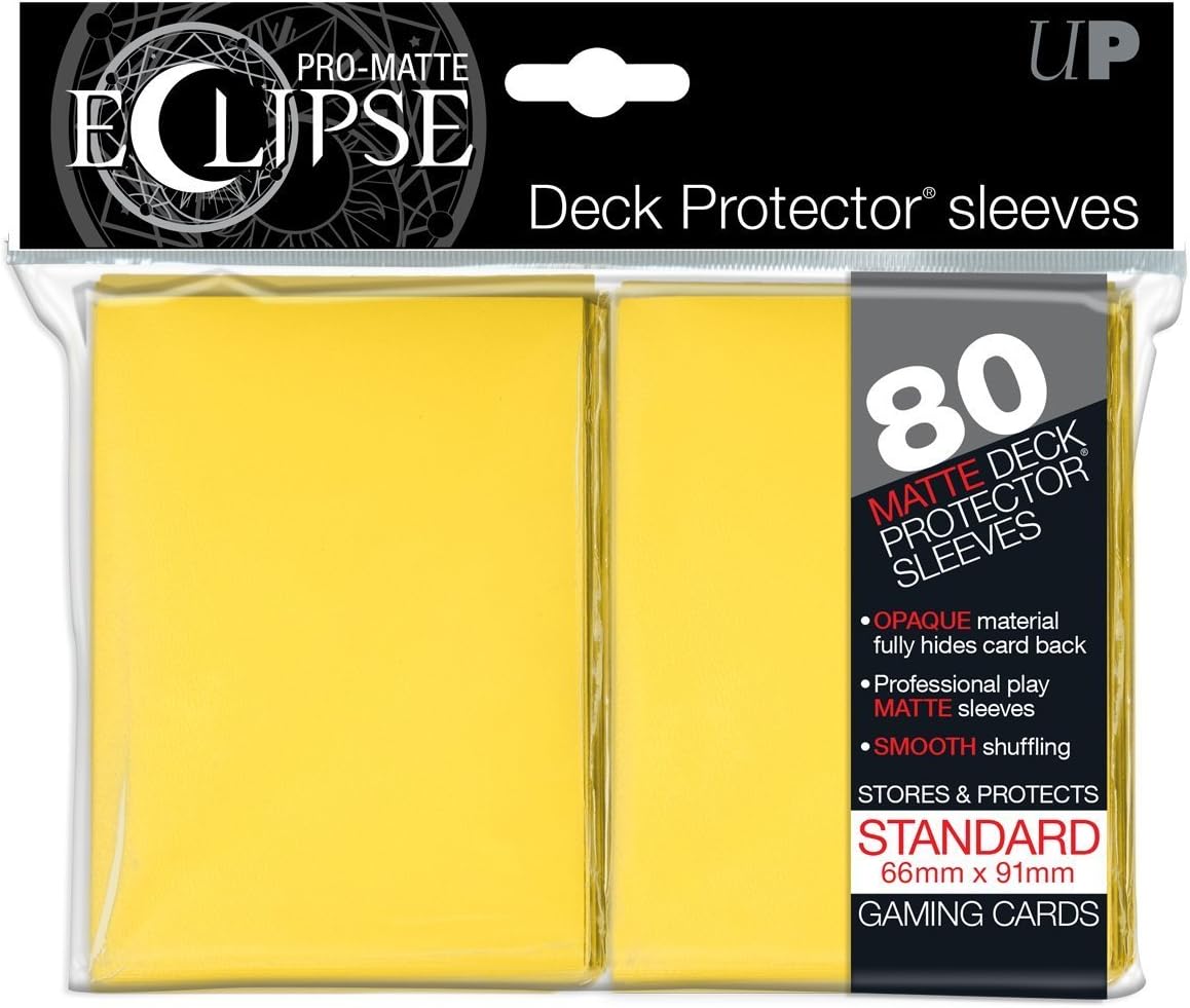 Ultra Pro Pro-Matte Eclipse Standard Yellow (80 Sleeves) -85112