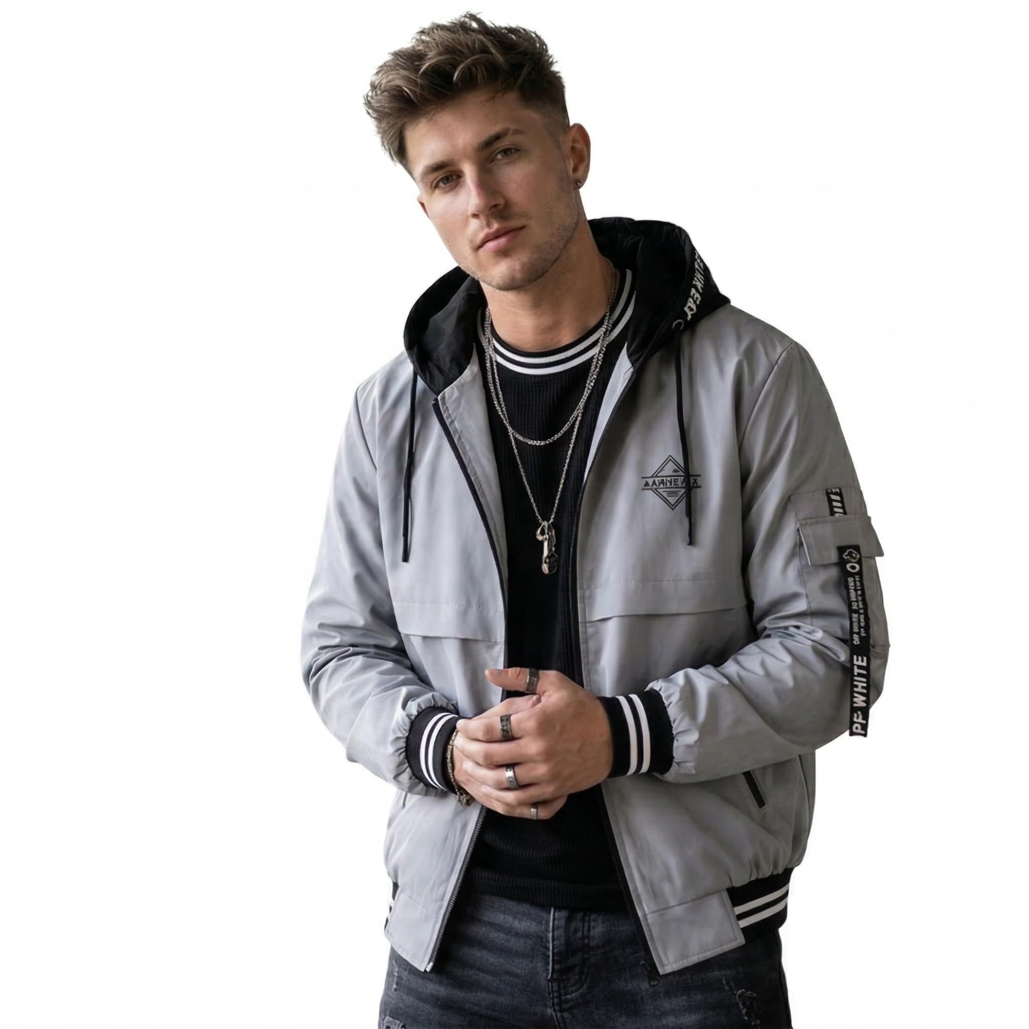 arham tag Wind Cheater For Men | Winter Jacket For Men Printed Design | Light Weight Men Jacket (Pack Of 1)-picture-11
