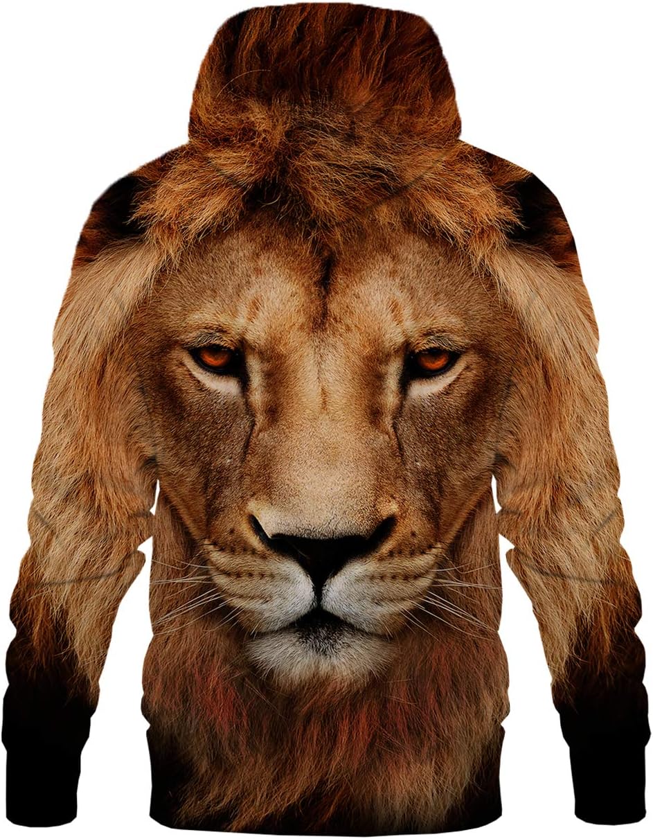 SYAIMN Unisex 3D Printed Hoodies Casual Workout Hoodie Sweater Sweatshirt - Image 3