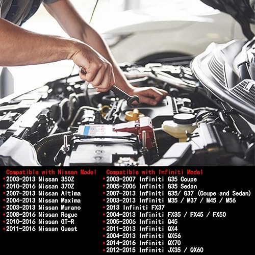 Miniatura 2 de RANSOTO Balastro de faro HID compatible con Infiniti G35 G37 FX35 QX56 Nissan 350Z Maxima Murano 370Z Reemplazo NZMNS111LAN 28474-8991A Unidad de