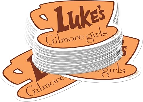 Gilmore Girls Lukes Diner Set 2 50 Sticker Pack Waterproof Vinyl Decals