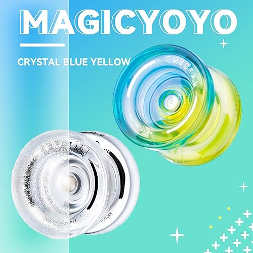 Miniatura 2 de MAGICYOYO Yoyo sensible para niños K2 Crystal, Yoyo de plástico de doble propósito para principiantes, rodamiento de repuesto que no responde para
