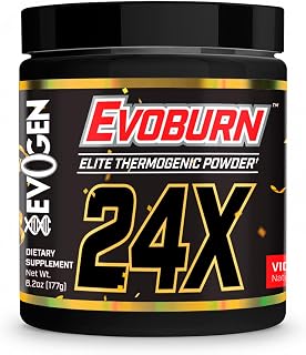 Evogen Evoburn - Thermogenic Fat Burner for Men & Women | Energy, Focus, & Appetite Control | Advanced Metabolism Booster Fat Burner Formula with MitoBurn & Caffeine | Victory Punch | 30 Servings