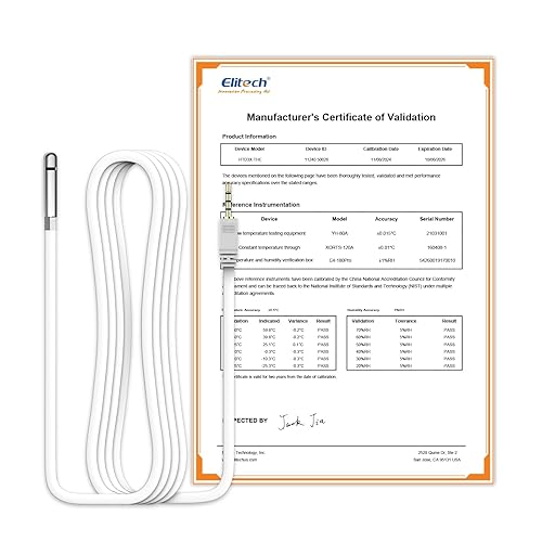 Miniatura 14 de Elitech 5G/2.4G WiFi Monitor de humedad y temperatura en tiempo real, registrador de datos remoto de doble canal, almacenamiento de datos en la