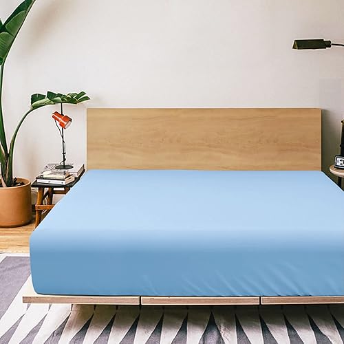 FLXXIE - Sábana bajera ajustable de microfibra para colchón alto de 15 pulgadas, suave, perdurable y resistente a las arrugas