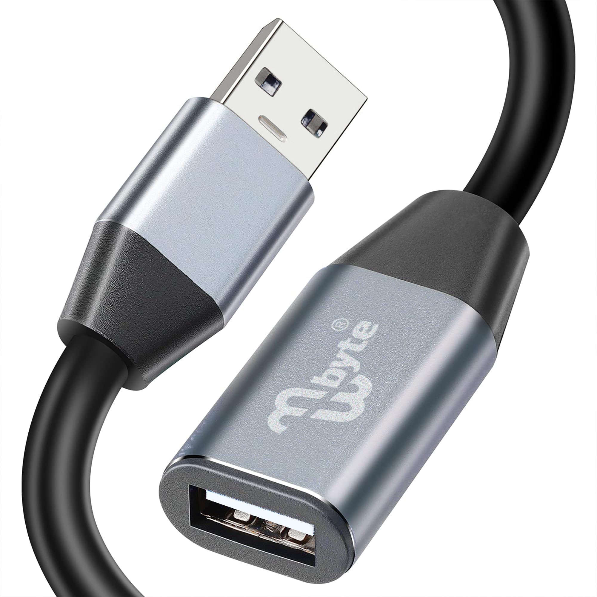 MULTYBYTE 10M USB 2.0 Extension Cable - SuperSpeed 5Gbps, A-Male to A-Female, for Keyboard, Mouse, Flash Drive, Hard Drive, Printer and More – Metal (B0D22V1YC4) Amazon Price History, Amazon Price Tracker