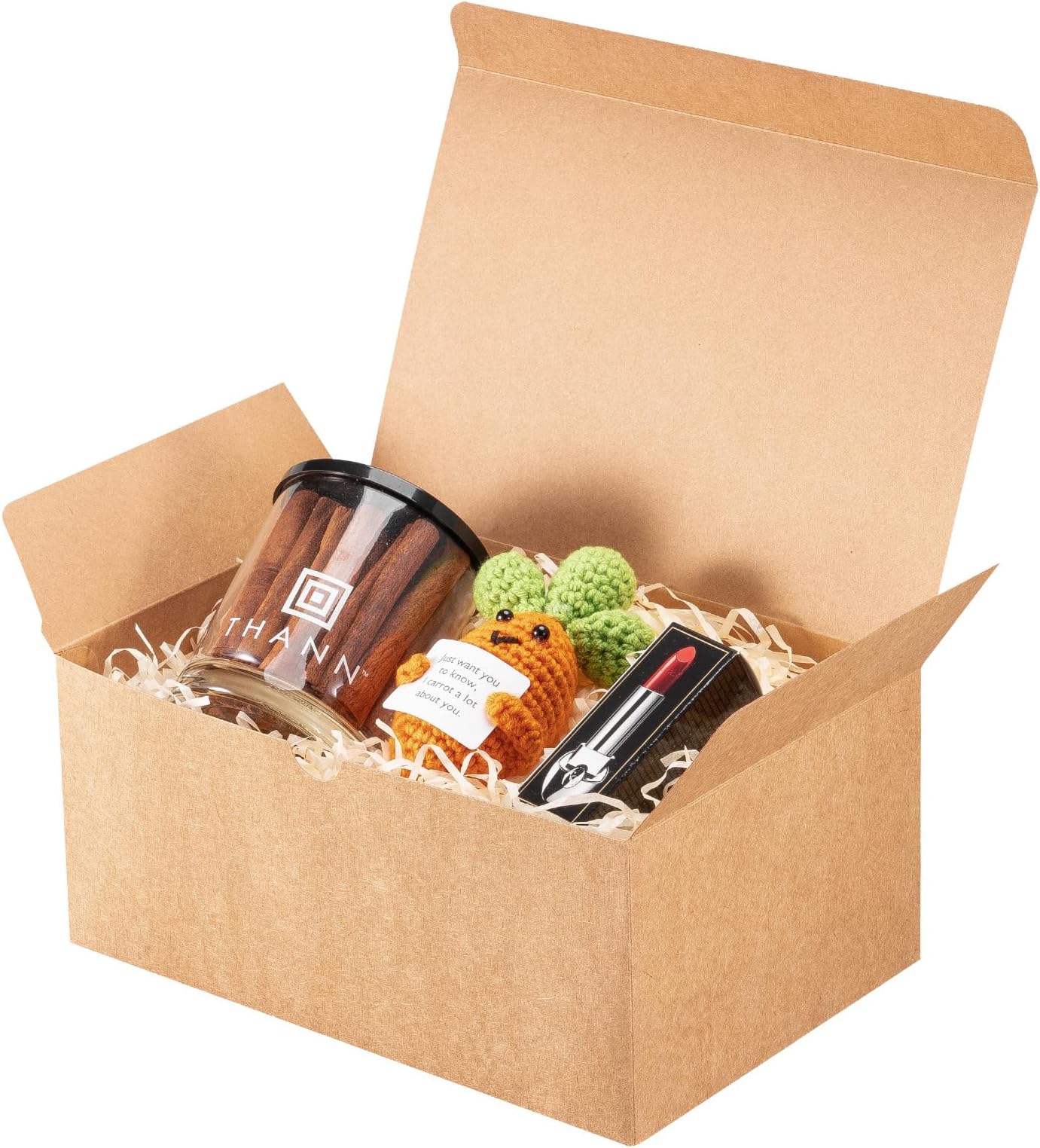 UnicoPak 18 Pack 9x6x4 Gift Boxes Bulk Brown Kraft Gift Boxes with Lids for Presents for Gifts Birthday Wedding Bridesmaid Proposal Valentines Christmas