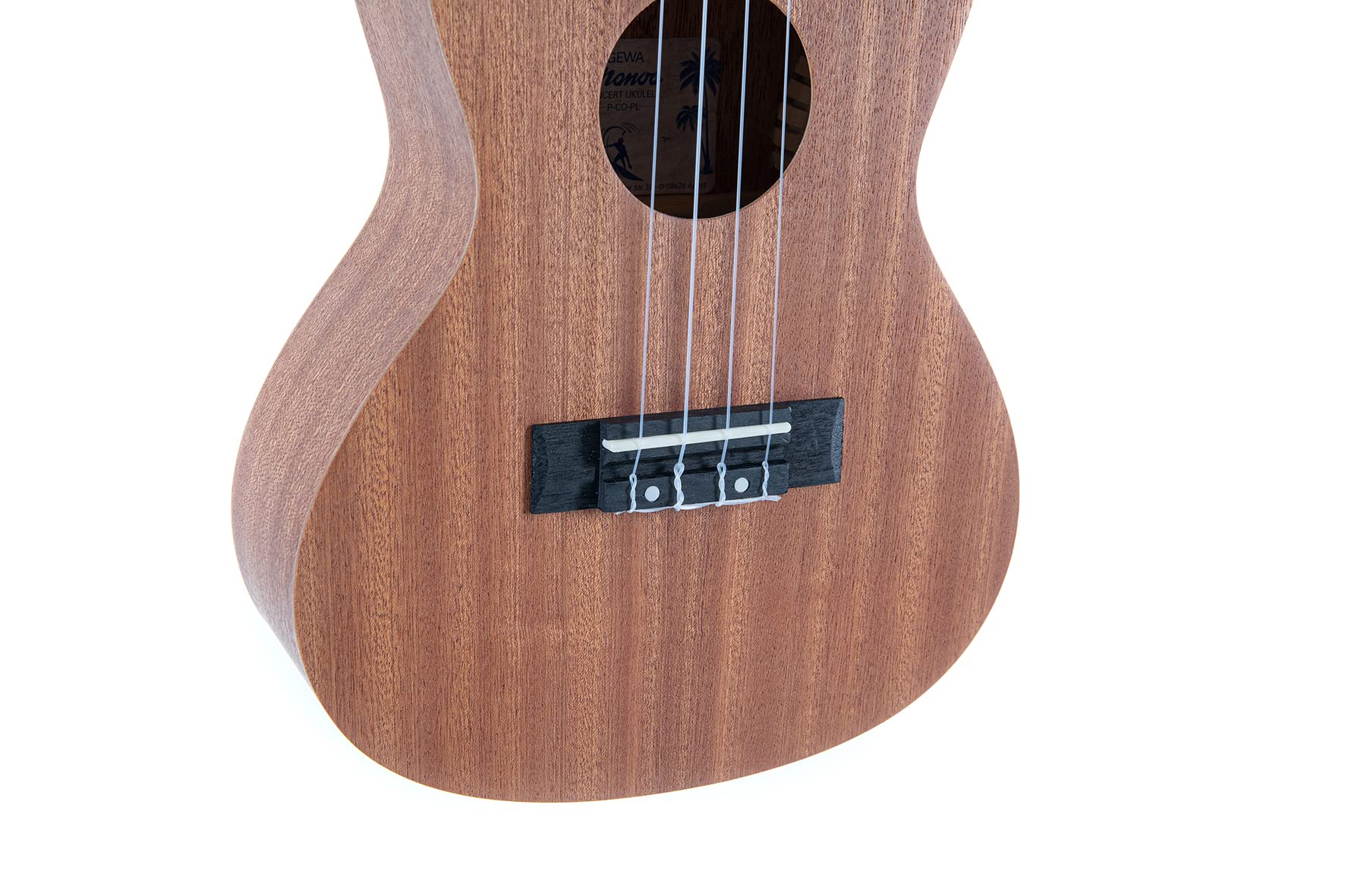 GEWA Concert Ukulele Manoa - Korpus Sapelli - Griffbrett Richlite - Natur seidenmatt - inkl. Gig Bag - P-CO