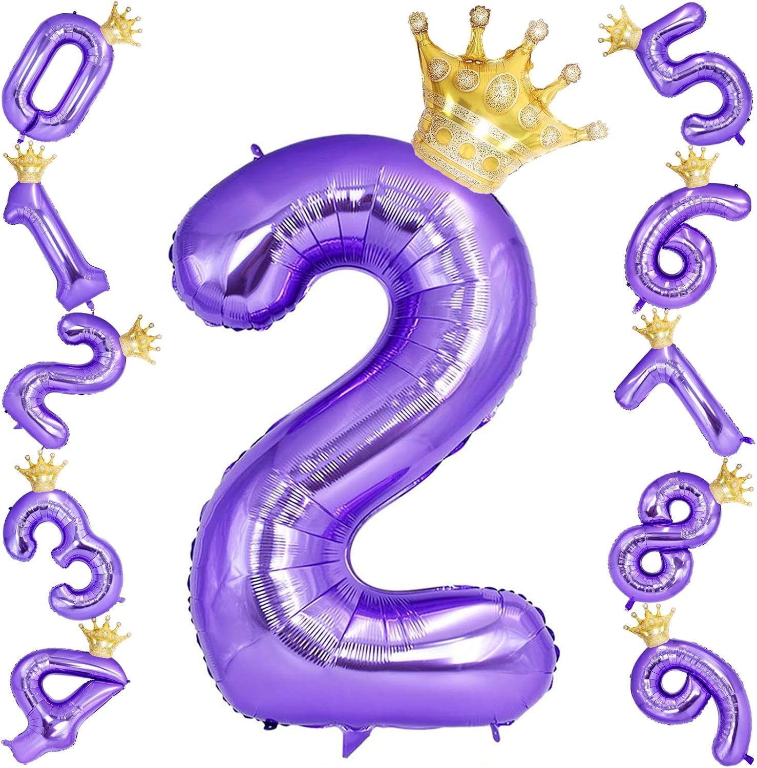 Large Pink Number 9 Foil Balloon - 40 Inches, Mylar, For 2nd Birthday Party Decor