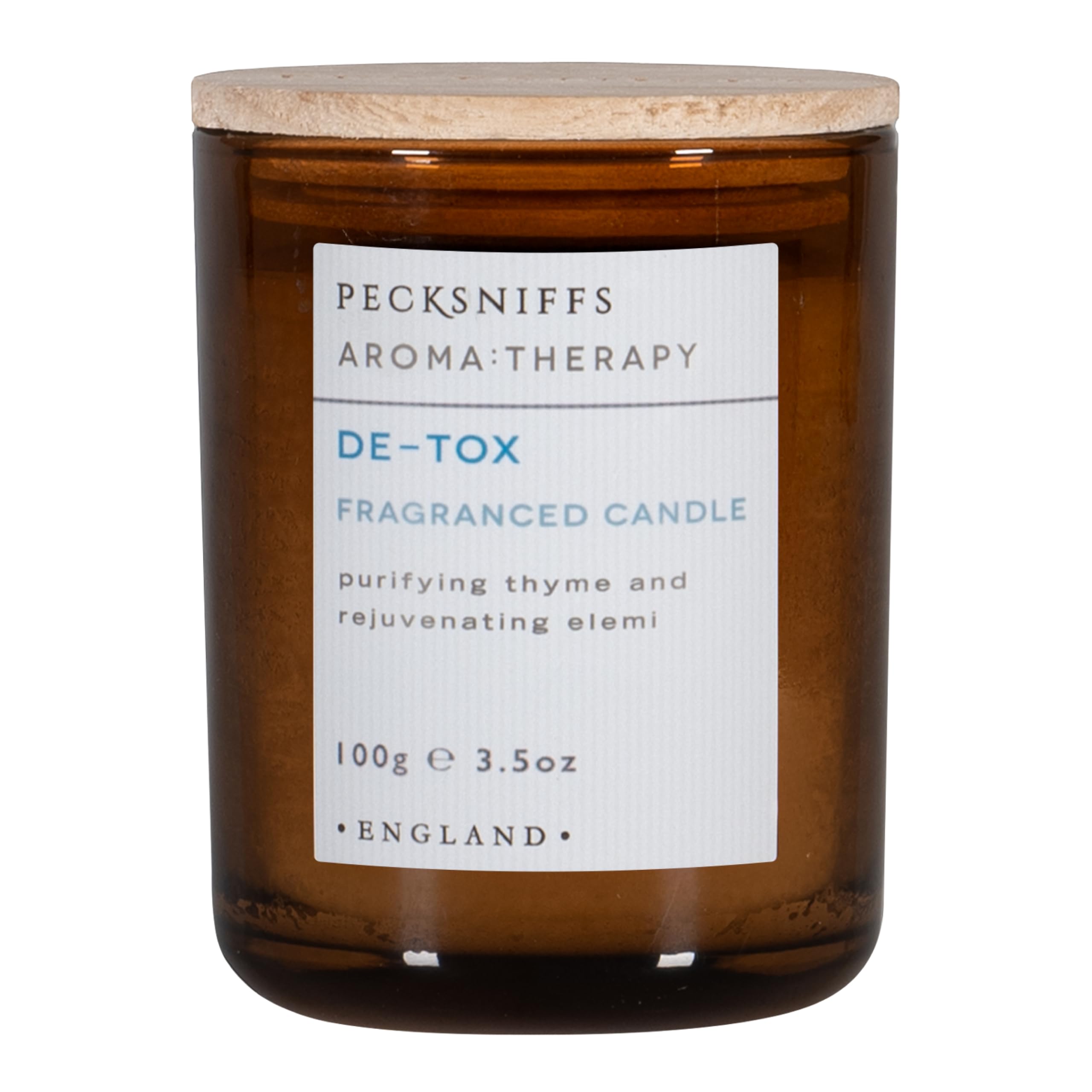 Pecksniff's Scented Candle, De-Tox Thyme, Mini 1 Wick 100 g