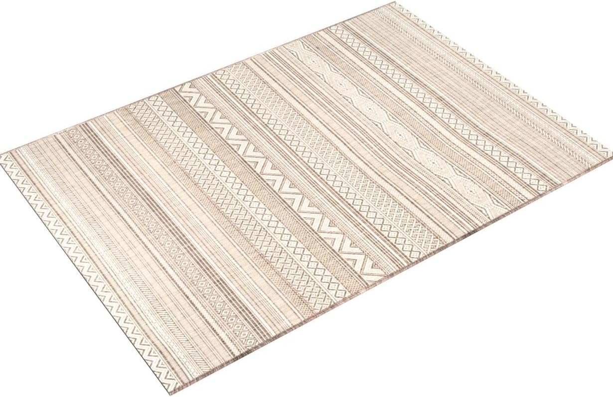Erlinda Beige 3' x 5' Synthetic Outdoor Area Rug