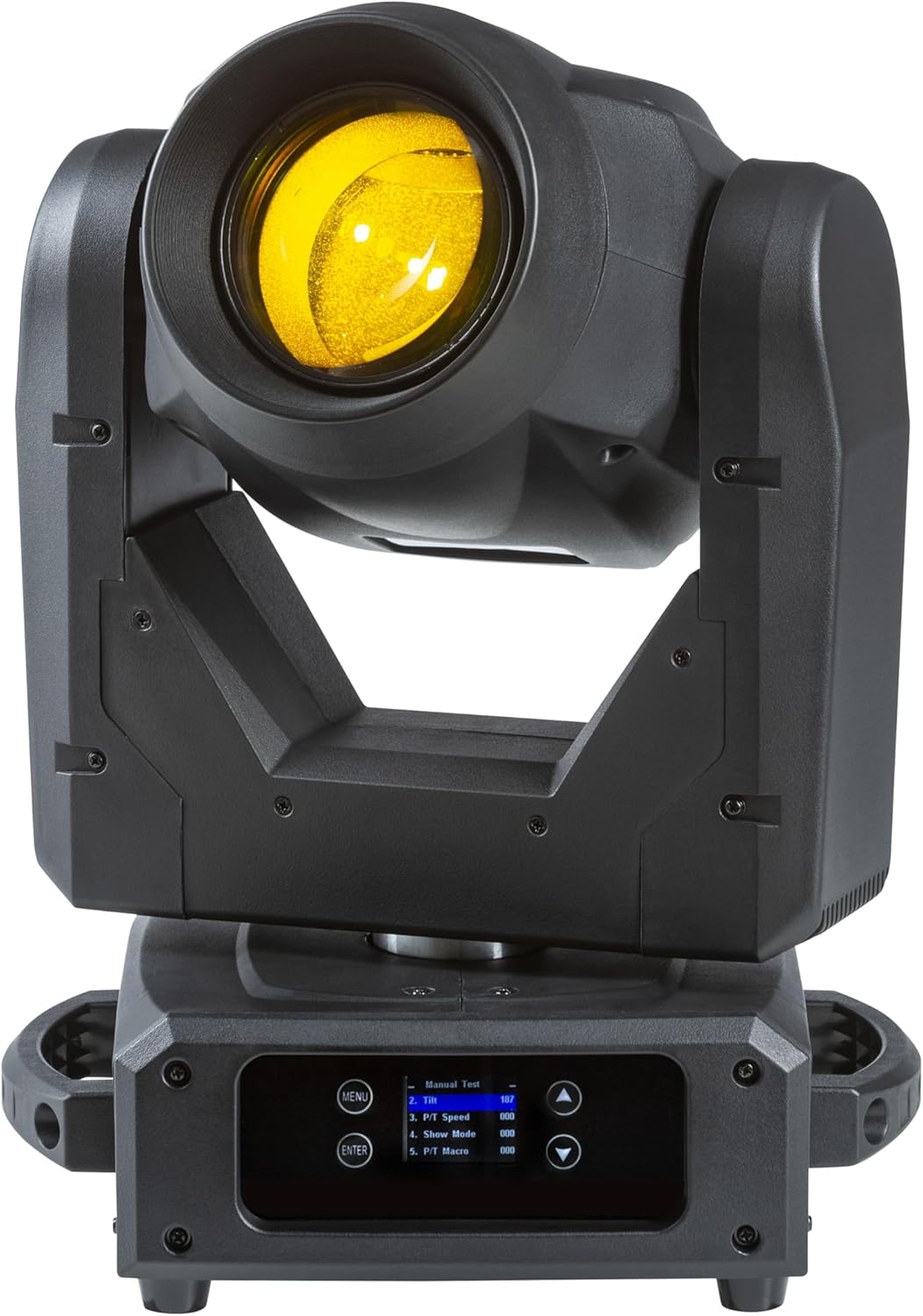 lightmaXX VEGA Dusk BSW emitting a yellow light beam