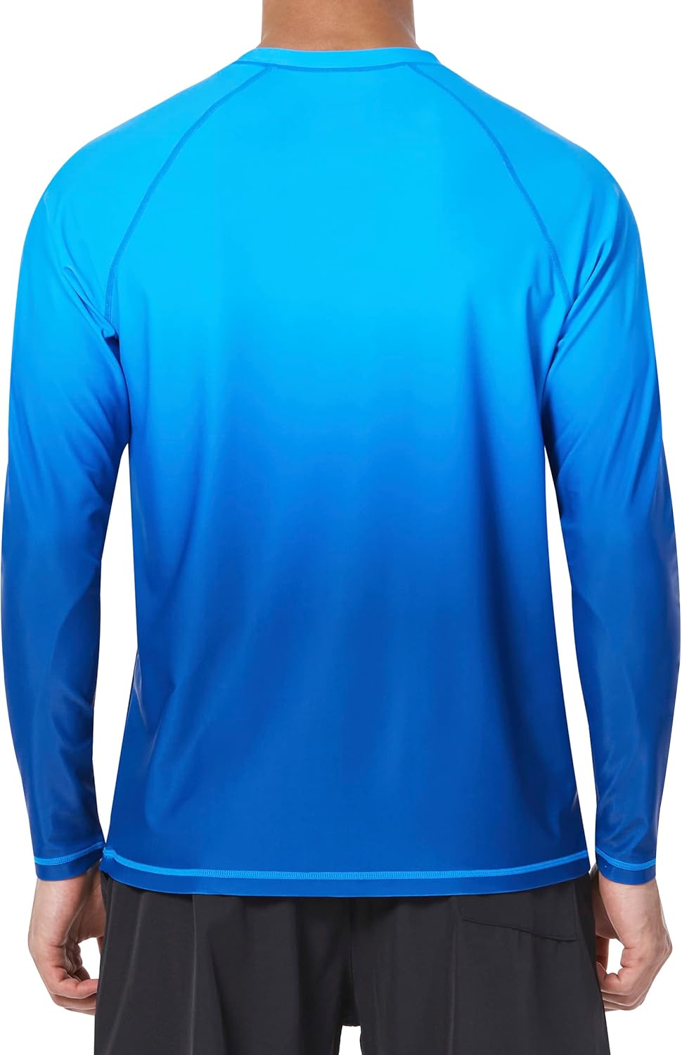 Mens Rash Guard UPF 50+ Swim Shirts UV Sun Protection T-Shirt Quick Dry Long Sleeve Beach Shirts for Fishing - Image 2