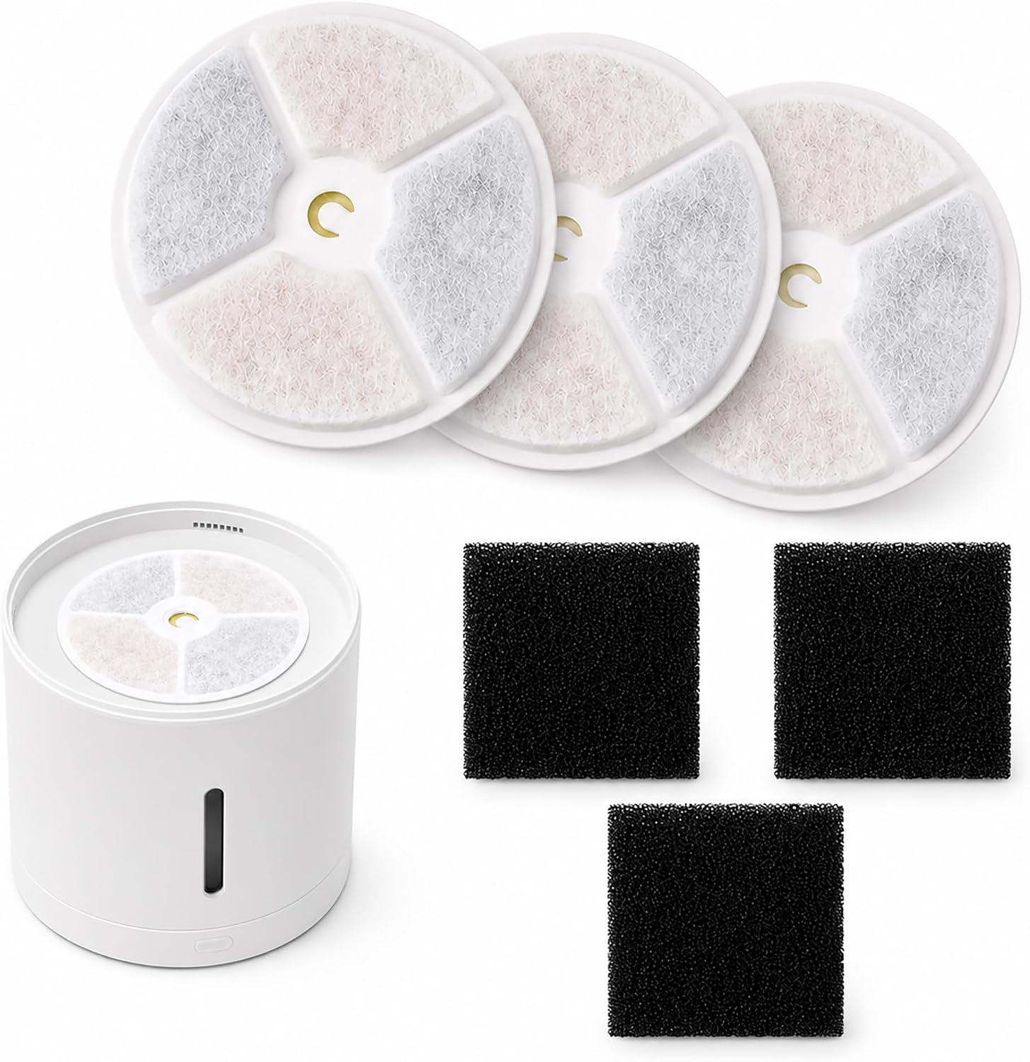 Cat Water Fountain Filter Set for PAWAii PWF01K-W