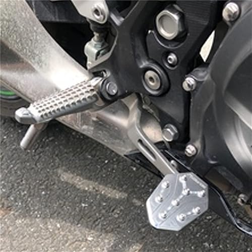 Miniatura 6 de EDKAY Motorcycle Rear Brake Lever Footrest Footstep Pedal Steps Extension Plate for Kawasaki Z900 2021 2017 2018 2019 2020 Side Frame feet Color