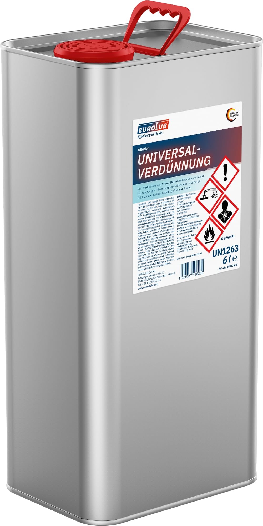 EUROLUB Universalverdünnung, 6 Liter