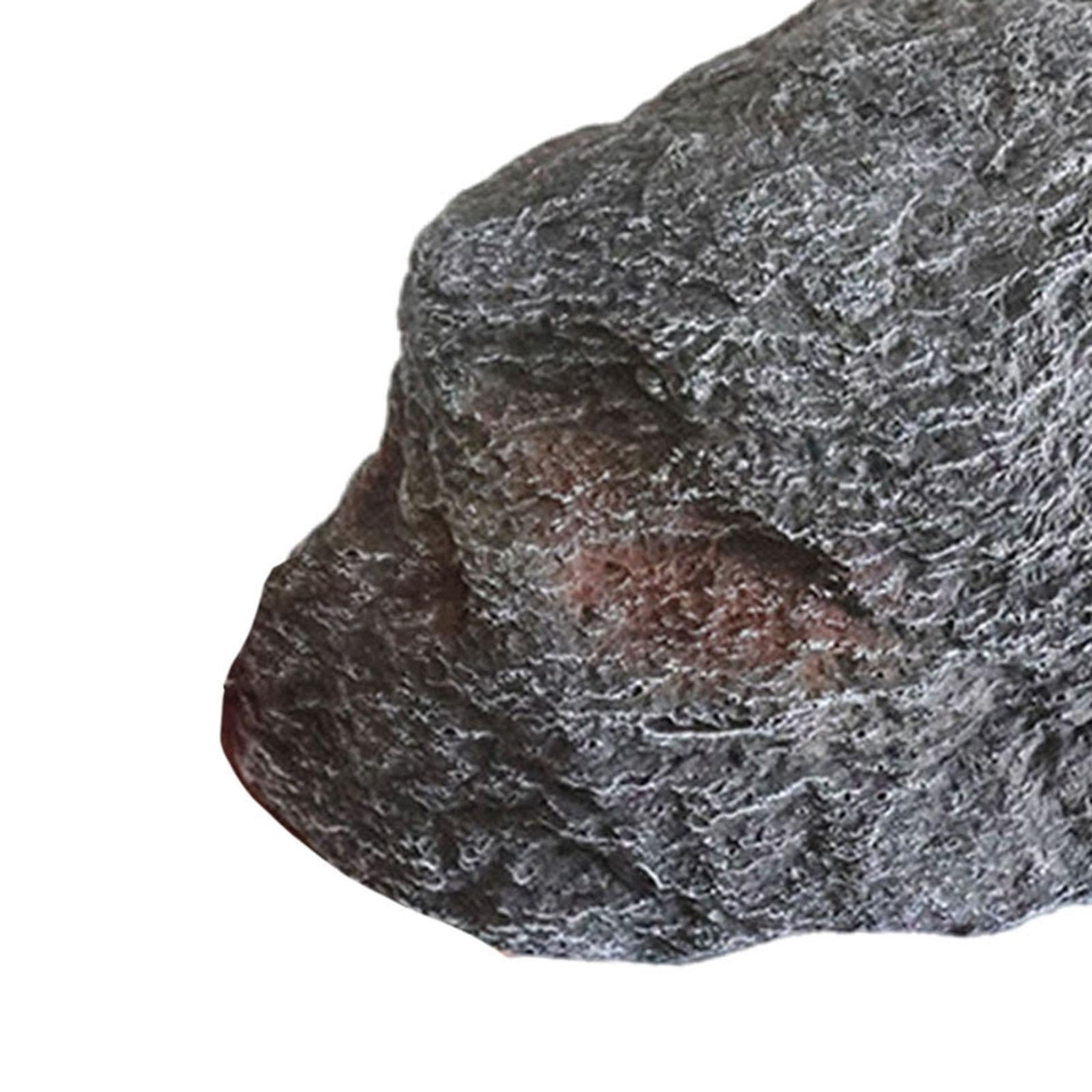 F Fityle Roccia Artificiale in Schiuma realistica, Robusta, Versatile, Copertura per Pompa, Decorazione paesaggistica, Texture Naturale per Prato, Patio, 35x21x15cm