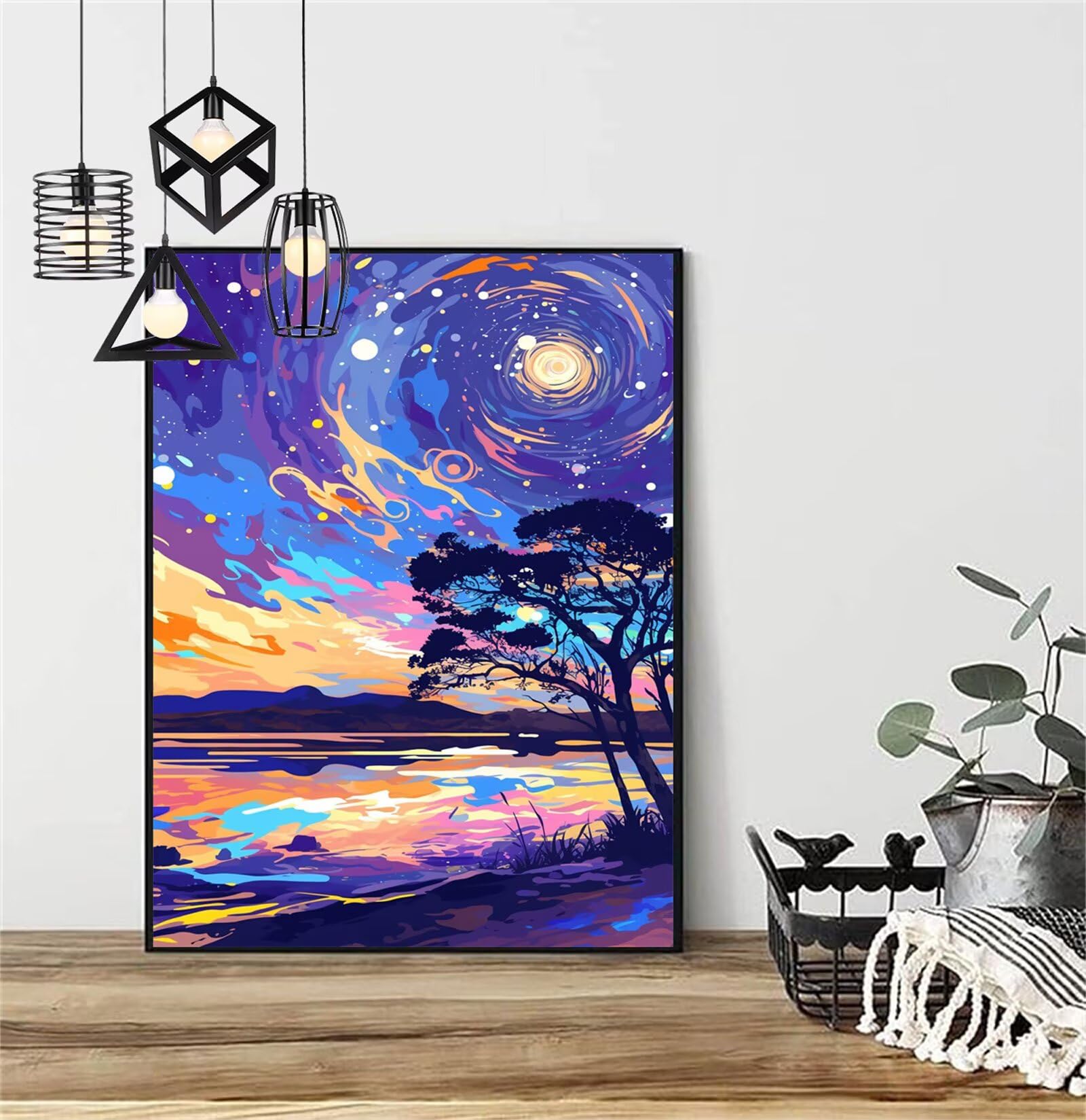 Diamentowe malowanie krajobrazu diamentowe dzieci 60x90 cm 2025 diamentowe malowanie snu, DIY diamentowe rysunki ścieg krzyżykowy rzemiosło dla dorosłych, obraz diamentowy dekoracja domu prezenty dla