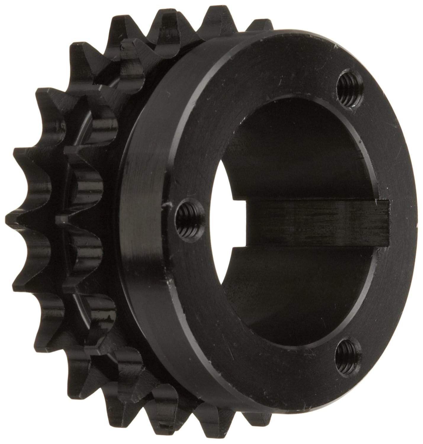 Browning D40P20 Roller Chain Sprockets, Split Taper, Bushed, Hardened