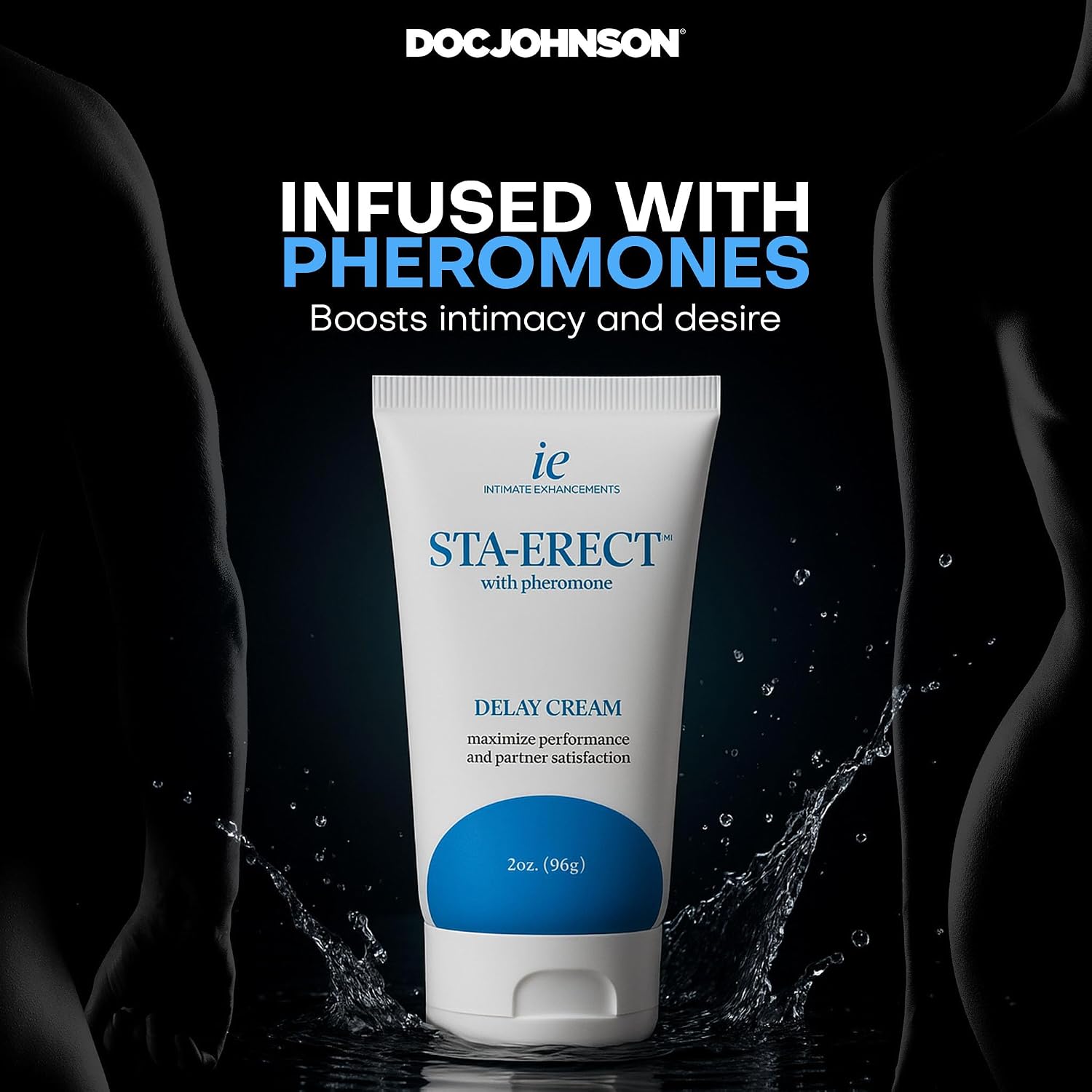 Doc Johnson Signature Cosmetics - Sta-Erect Delay Cream for Men - Male Genital Desensitizer - Decreases Sensitivity For Extended Love Making - 2 oz. (56 g)