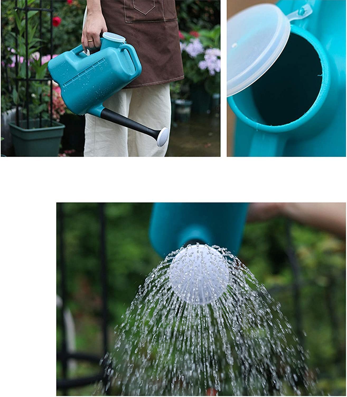 Gießkannen Kunststoff-Gießkanne mit langem Auslauf, um EIN Verschütten zu verhindern. Gießkanne für Blumen im Innen- und Außenbereich praktisch