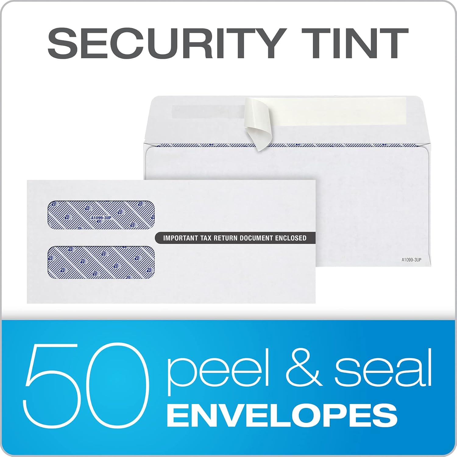 Adams 1099 NEC 3 Up Forms 2021, 4 Part Laser/Inkjet 1099 Forms with Self Seal Envelopes, for 50 Recipients, Includes 3 1096 Forms (TXA225504-NEC21) : Office Products