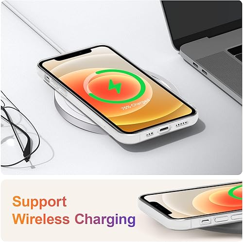 Miniatura 6 de EYZUTAK Funda para iPhone 12, colorida pintura al óleo retro flor rayo láser patrón brillante lindo exquisito floral flor teléfono cubierta elegante