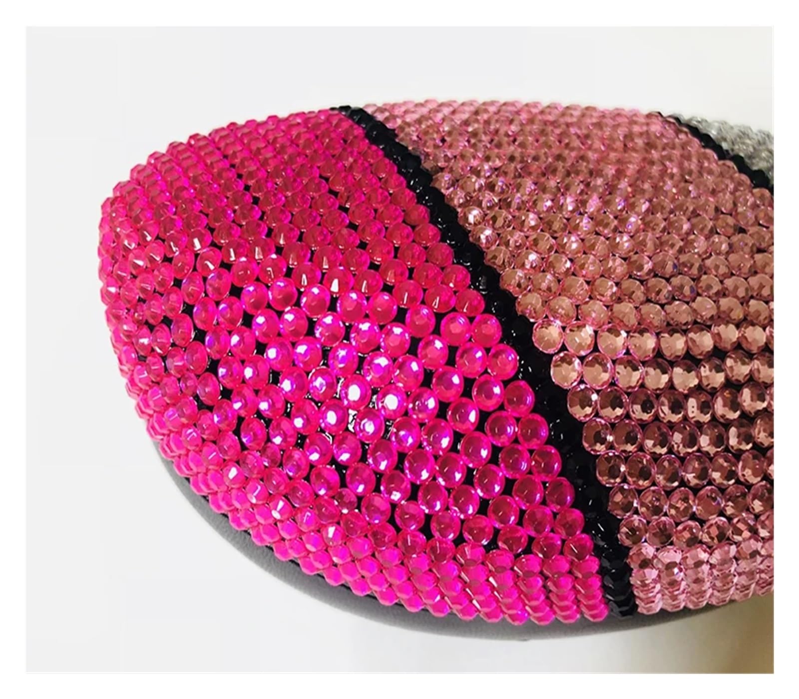 Scatola for occhiali con diamanti, custodia for da sole, grandi dimensioni, strass, scatole portaoggetti