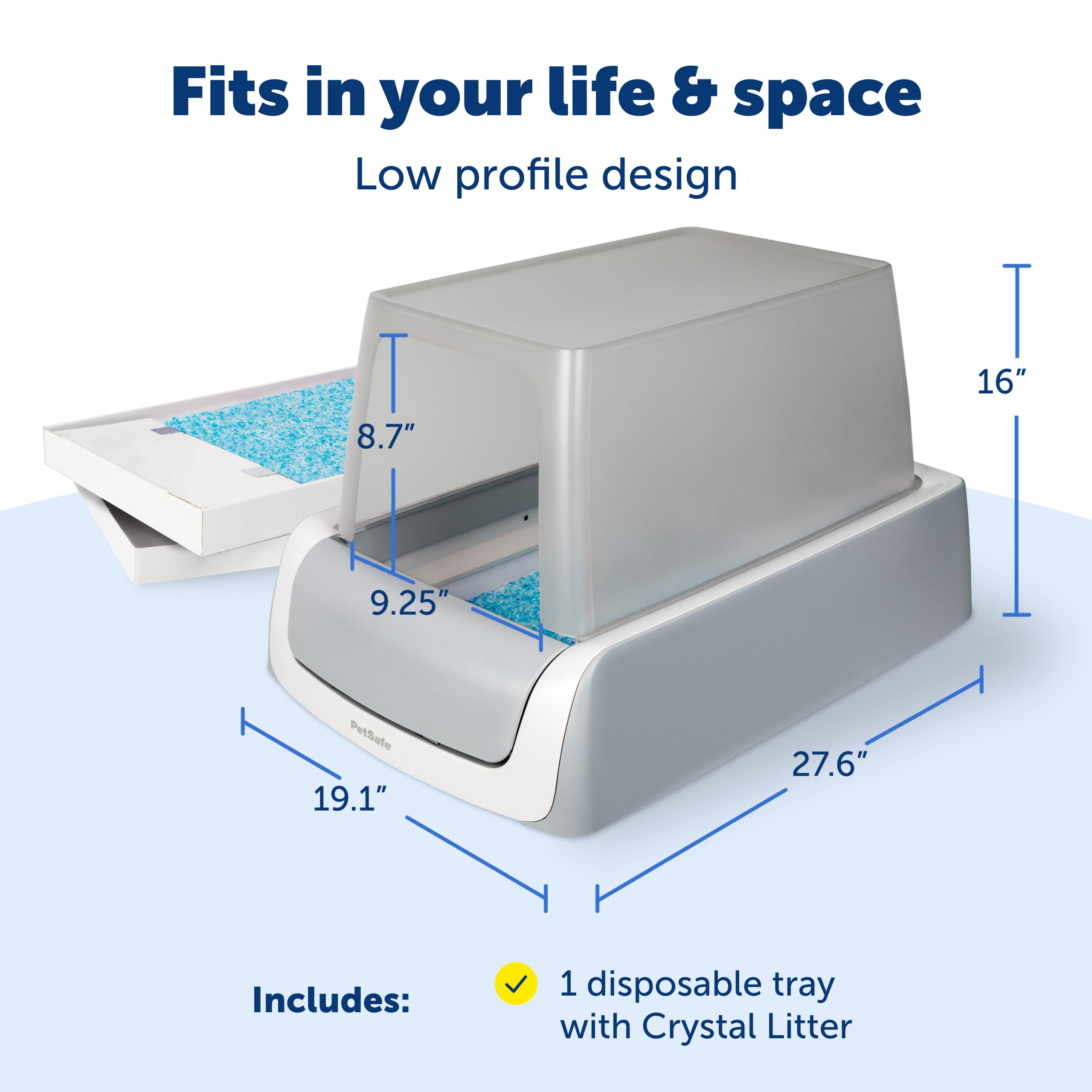 Automatic Litter Box, FEELNEEDY Self Cleaning Litter Box, Odor Control Robot, Cat Ears Design, 65L APP Real-Time Monitor, Cat Litter-Boxs for Multiple Cats, Safety Sensors, with 1 Trash Bag thumbnail 13