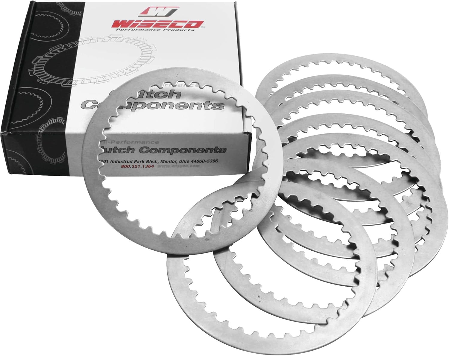 Wiseco Piston Yz250fx Clutch Plate Kit 8 Steel Wpps023 New