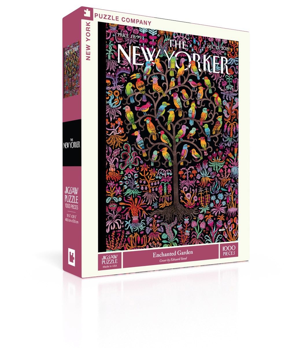 【aiai 】The New Yorker 1000ピースジグソーパズル Amazon | New York Puzzle Company - New Yorker Enchanted Garden